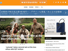 Tablet Screenshot of moviegoersview.com